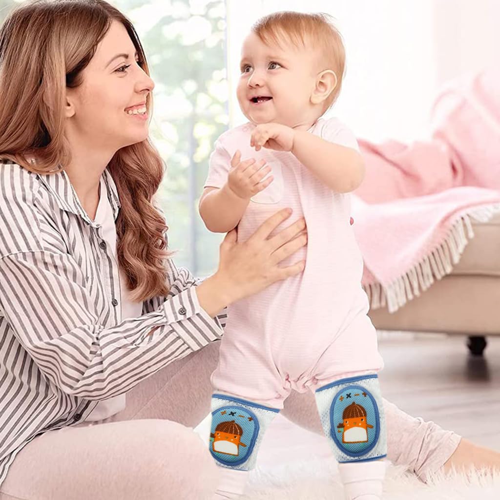 SNOWIE SOFT 1 Pair Baby Knee Pads for Crawling Walking Practice Knee Protection Pad for Toddler Breathable Crawling Knee Protection Padded Knee Protection for Baby to Toddler 5-24 Month SNOWIE SOFT 1 Pair Baby Knee Pads for Crawling Walking Practice Knee Protection Pad for Toddler Breathable Crawling Knee Protection Padded Knee Protection for Baby to Toddler 5-24 Month
